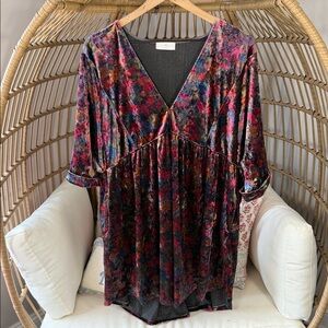 Natural Life Stella Velvet Mini Dress